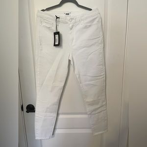Paige Jeans size 31, Hoxton, ankle high rise skinny Crisp White